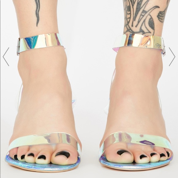 Holo Afternoon Block Heels - Picture 3 of 6